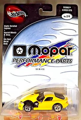 2002 Hot Wheels 100% Mopar Performance Parts Series 2/4 DODGE VIPER GTS Yellow • $24.50