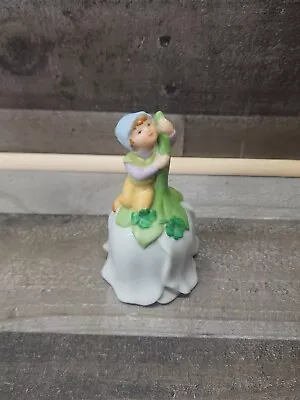 Vintage 1983 Avon Ceramic Bell Pixie Floral Elf 4.5 Inch  • $11.90