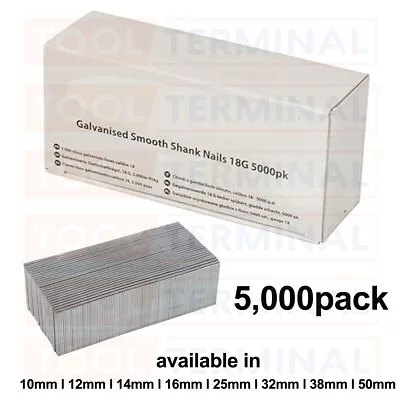 £7.99 • Buy 18g Guage Brad Nails Galvanised Fits Tacwise 0398 Dewalt Stanley Bostitch Gun