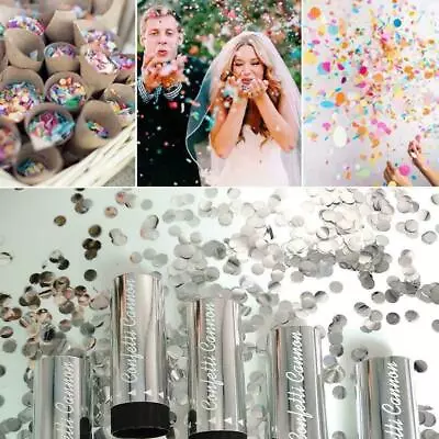 Compressed Air Confetti Cannons Wedding Birthday Baby Hen Popper Party O0G3 • $4.48