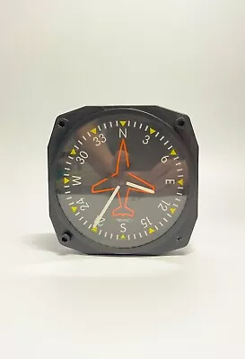 Aircraft Avionics Compass Clock By Trintec Battery Tested 6.5” X 6.5” 13 Oz. • $59.86
