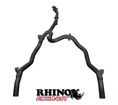 3  Dpf Back Rhino Exhaust With Twin Dual Tailpipes For Vdj79 V8 Landcruiser Ute • $1090