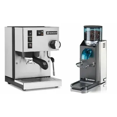 Rancilio Silvia V6 (E) Machine & Rocky Doserless Grinder Pack. By Coffee-A-Roma • $1648