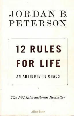 12 Rules For Life: An Antidote To Chaos By Jordan B. Peterson (Paperback 2018) • $9.99