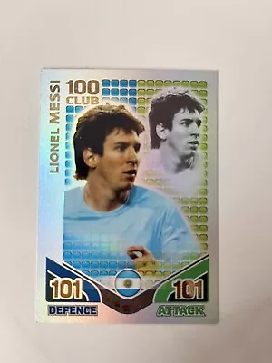 Match Attack England 2010 World Cup- X4 100 Hundred Clubs Including 101 Messi • £5