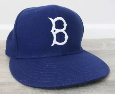 Brooklyn Dodgers Vtg New Era Fitted Hat Sz 7 3/8 Wool USA MLB 90's Cooperstown • $44.99
