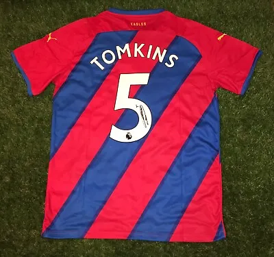 £104.99 • Buy James Tomkins - Signed Crystal Palace 2021/22  Shirt + Coa **exact Photo Proof**