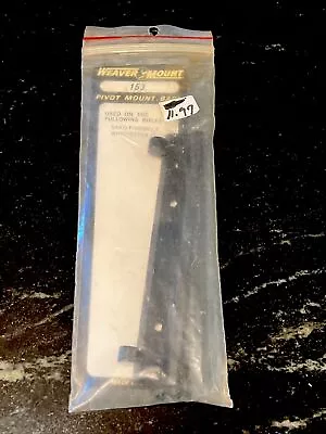 Weaver Pivot Scope Mount Base 153 (08153) For Sako Finnwolf WInchester 88 100 • $9.99