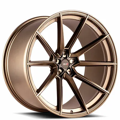 4ea 22x9/22x12 Staggered Savini Wheels SV-F4 Matte Bronze Rims 22  22inch (S14) • $3320