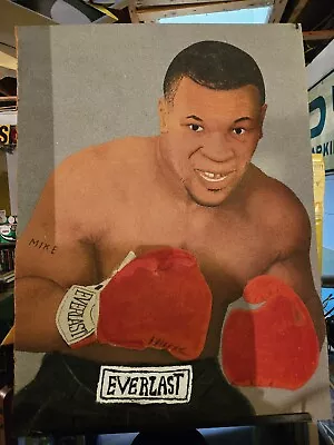 MIKE TYSON Heavyweight Boxing World Champion Original Sand On Board Painting Art • $7700