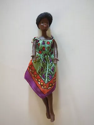 1970 Mattel ROSEMARY Doll Rock Flowers African American 6.5” • $18