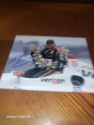 2015 Juan Pablo Montoya Signed Indy 500 Win Indy Car 8x10 Photo • $10