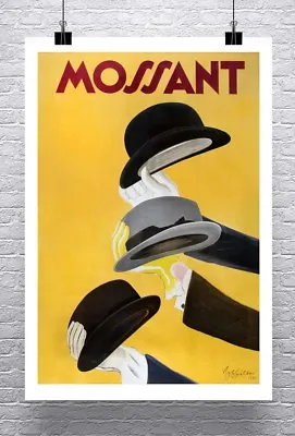 Mossant Vintage 1938 Leonetto Cappiello Poster Paper Giclee Print 24x34 In. • $55.03