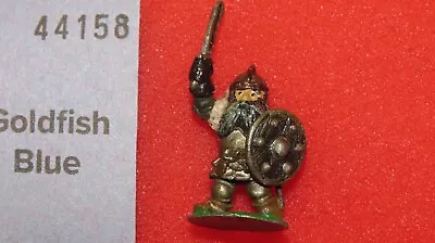 Citadel FTD9 Fantasy Tribes Dwarf Chieftain In Mail Games Workshop Dwarves 1981 • £14.99