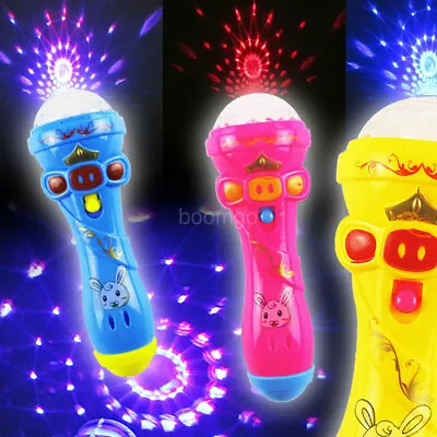 £8.26 • Buy Flashlight Torch Finding Children Kids Toys Projector LED Light Game Party 3PCS