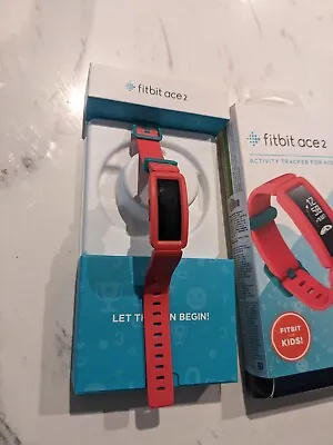 Fitbit Ace 2 Kids Watch Pink Ages 6 + ( Activity Tracker Swim) - Like New • $55