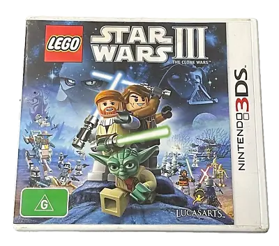 Lego Star Wars III The Clone Wars Nintendo 3DS 2DS Game   • $29.90