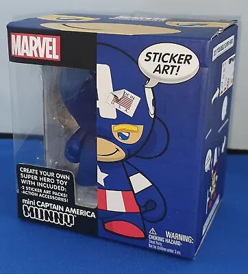 Captain America - Mini Munny - Kidrobot - Brand New & Still Sealed - Marvel Rare • £9.99