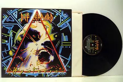 DEF LEPPARD Hysteria LP EX/EX HYSLP 1 Vinyl Album With Inner Hard Rock Uk • $173.78