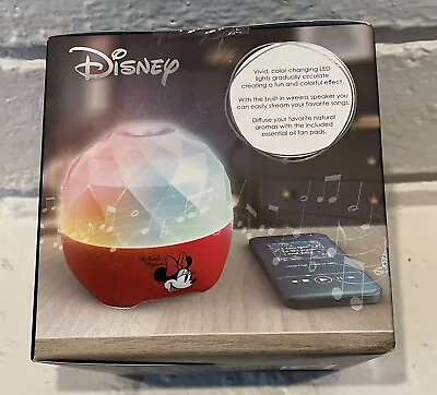 Disney Minnie Mouse Wireless Speaker & Aroma Diffuser W/LED Lights (NEW) • $14.97