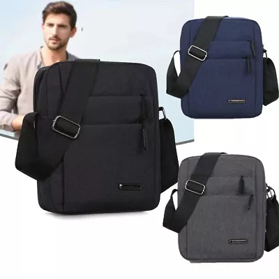 Men's Messenger Bag Waterproof Cross Body Shoulder Handbag Travel Sling Pack • $16.29