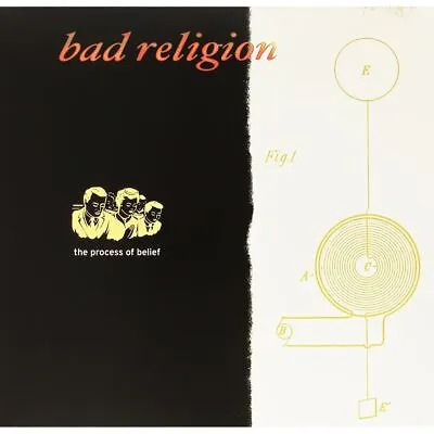 Bad Religion - The Process Of Belief (White W Orange / Black Splatter) VINYL LP • $63.95