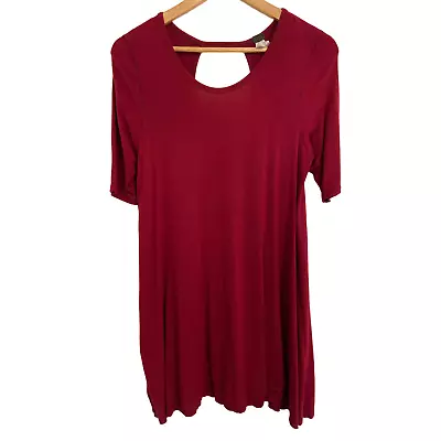 We The Free T-Shirt Dress Cranberry Red Size Medium  • $15