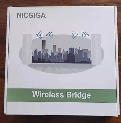 Outdoor Wireless Bridge 5.8G 5KM Transmission WiFi Point-to-Point Wireless • $65