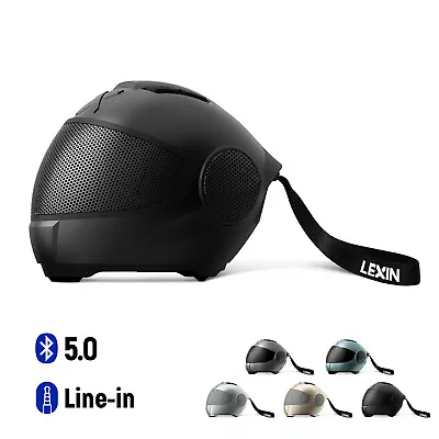 LEXIN Model S Portable Bluetooth Speaker Helmet Style Stereo Bass Loud TWS XP4 • $29.99