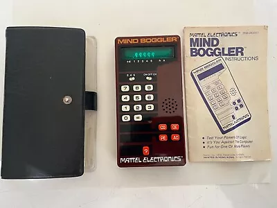 Vintage Mattel Electronics Mind Boggler Works • $50