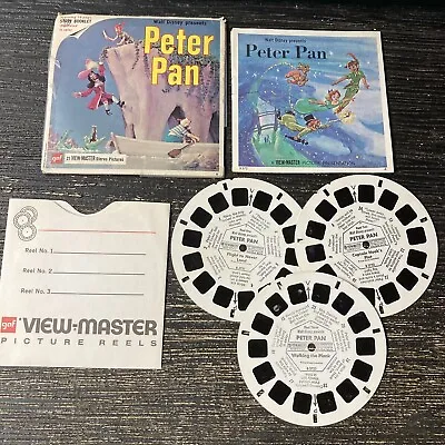 Vintage View-Master 3-Reel Set Peter Pan Complete EUC A695 • $15.95