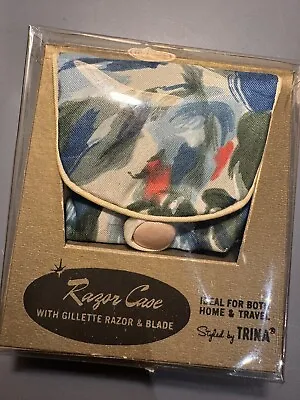 Vintage Gillette Razor & Blades ~Styled By TRINA~ In Case + Package Travel Size • $32.99