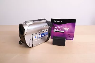 Sony Handycam DCR-DVD308 Mini DVD Disc Digital Camcorder 25x • $69.99