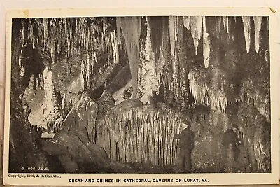 $0.50 • Buy Virginia VA Luray Caverns Cathedral Organ Chimes Postcard Old Vintage Card View
