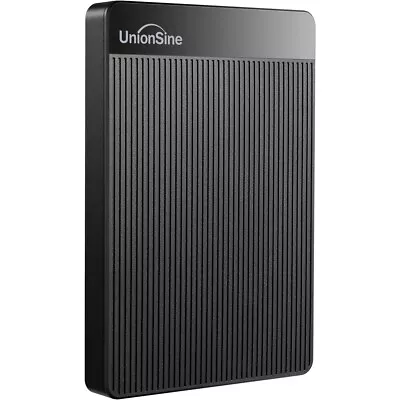 UnionSine External Hard Drive 500GB 1TB 2TB Mac PC Laptop Expansion Mobile Disk • £15.95