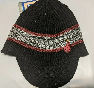 Miami Heat Knit Beanie Toque Skull Cap Winter Hat NEW NBA - Brim Hat/Cap Style  • $13.45