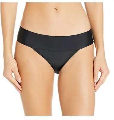 Volcom Junior Simply Solid Modest Bikini Bottom Black Size M B3507 • $17.75