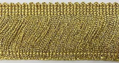 Trimplace Metallic 2  Chainette Fringe (Gold) - 9 Yards • $15.77