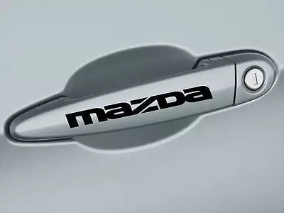 MAZDA 3 5 6 CX7 RX7 RX8 Miata Door Handle Decal Sticker Emblem Logo BLACK Pair • $9.99