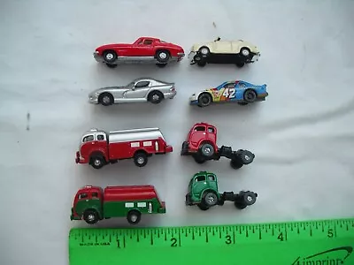 Lot Of 8 CMW Racing Champions Metal Vehicles Sports Car Truck Tractor N Scale • $39.99