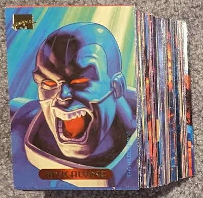 1994 Fleer Marvel Masterpieces Trading Cards Complete Set 1-140 Hildebrandt • $38.50