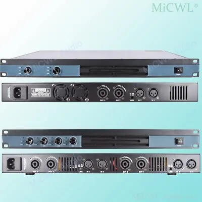 Digital Power Amplifier 5200W 4 Channel Stage Audio Speaker AMP 2CH 2600 Watt • £275