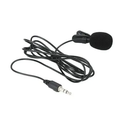 DC 3.5mm External Microphone Plug Stereo Sound For Car Stereo Radio HU GPS PC 3m • £2.27