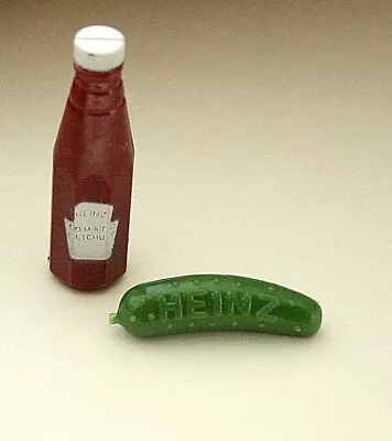 Vintage Premuim Toy Heinz Pickle & Ketchup Promo Hat Lapel Pin NOS Recent • $11.99