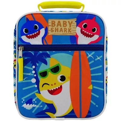  Pinkfong Nickelodeon Kid's Baby Shark Insulated Reusable Lunch Bag For Boys • $14.99