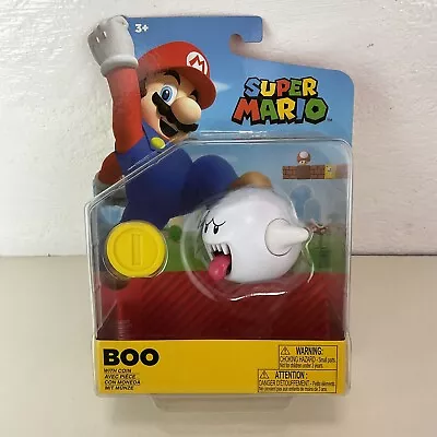 Super Mario 4  Figure Boo Jakks Pacific MISB • £18.95