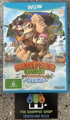 Donkey Kong Country Tropical Freeze Nintendo Wii U Game - Free AU Postage • $25