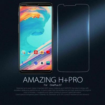 $13.19 • Buy New Nillkin 9H+PRO 0.2 Mm 2.5D Tempered Glass Screen Protector For OnePlus 1+ 5T