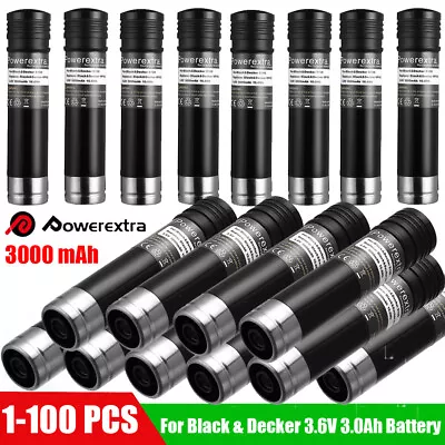 1-100x 3Ah 3.6V NiMH Battery For Black & Decker VersaPak VP100 VP105 VP110 VP130 • $86.99