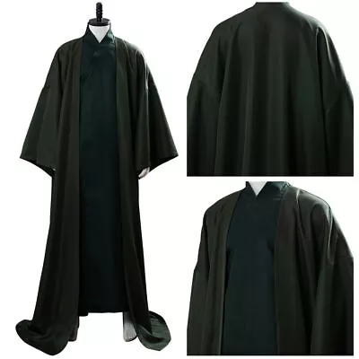 Lord Voldemort Cosplay Costume Green Cloak Robe Outfit Uniform Full Set • $68.52